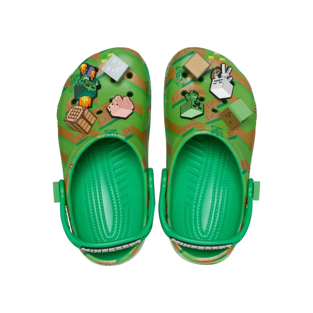 Sandália Classic Elevated Minecraft Clog Juvenil