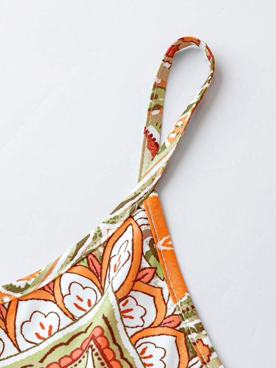 Breezaya™ Vestido Camiseta com Estampa Completa para Verão, Vestido Longo para Férias e Praia, Roupas Femininas