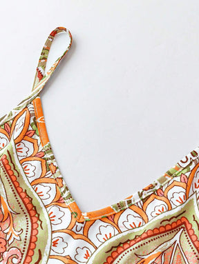 Breezaya™ Vestido Camiseta com Estampa Completa para Verão, Vestido Longo para Férias e Praia, Roupas Femininas