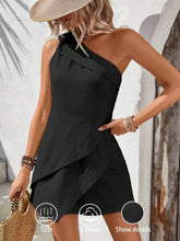 Breezaya™ Macaquinho Feminino de Cor Sólida Sem Mangas, Vestimenta Casual de Férias